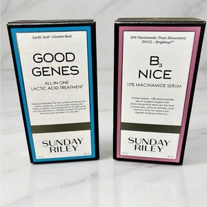 SUNDAY RILEY BRAND NEW IN BOX GOOD GENES & B3 NICE FULL SIZE POWER BUNDLE 💫